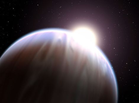 Exoplanéta HD 189733b vesmír