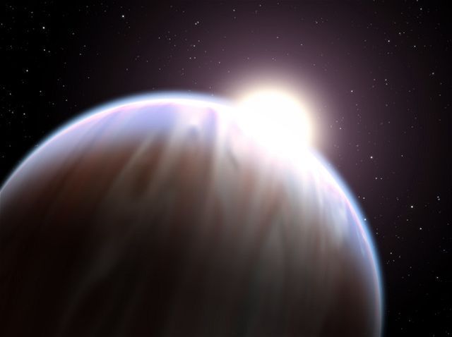 Exoplanéta HD 189733b vesmír