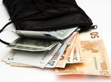 Euro, peniaze, peňaženka