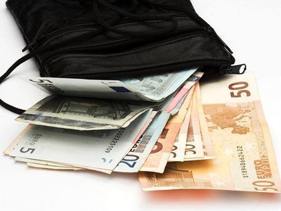 Euro, peniaze, peňaženka
