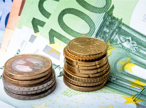 peniaze, euro, mince, bankovky
