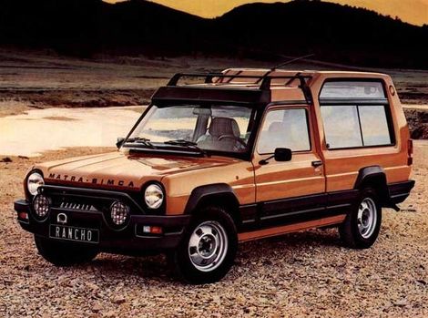 Matra-Simca Rancho je praotcom SUV a
crossoverov.