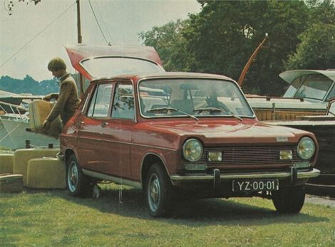 Prvá Simca s predným náhonom - typ 1100.