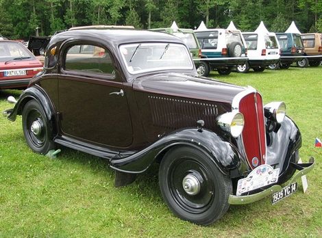 Simca-Fiat vychádza z Fiatu 508 Balilla.