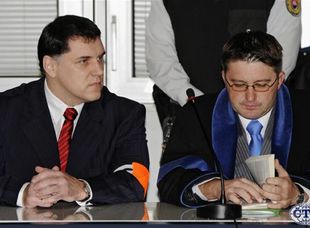 Mikuláš Černák pred prešovským súdom,
ktorý mu udelil doživotný trest.