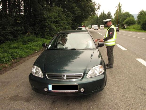 auto, polícia, kontrola, doprava, cesty