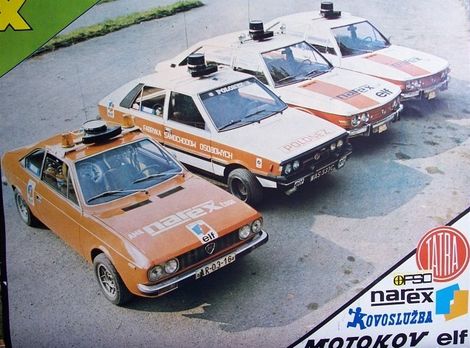 Narex mal Lanciu Beta, Polonez 1600 a dve Tatry
623.