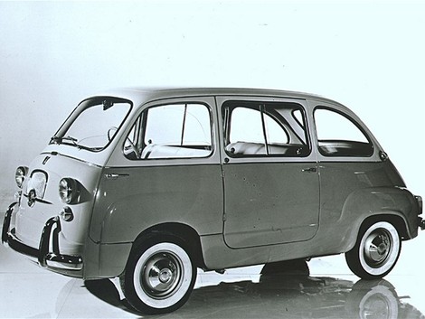 Takto vyzerala pôvodná Multipla odvodená z
Fiatu 600.