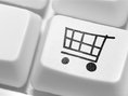 online nakupovani, nákupný košík, internetový obchod, e-shop, internet, klávesnica, kreditka, platba
