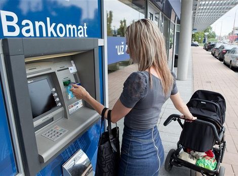 bankomat, výber, kreditka, karta, banka, účet