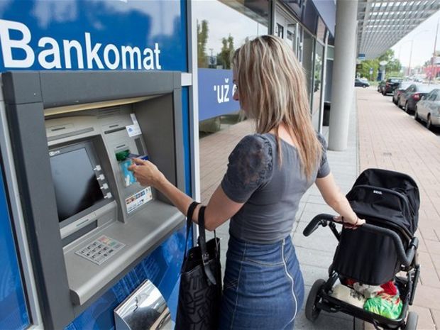 bankomat, výber, kreditka, karta, banka, účet