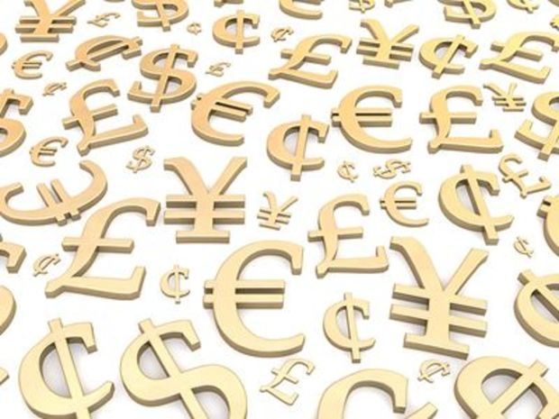 Peniaze, dolár, jen, euro, libra
