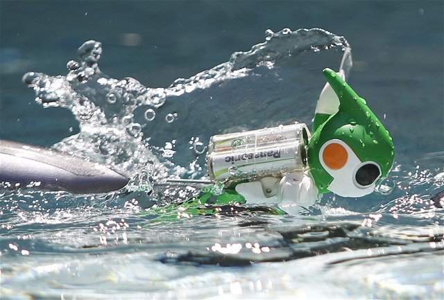 japonský robot Evolta, triatlon