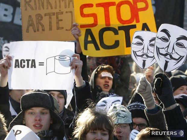 ACTA, protest