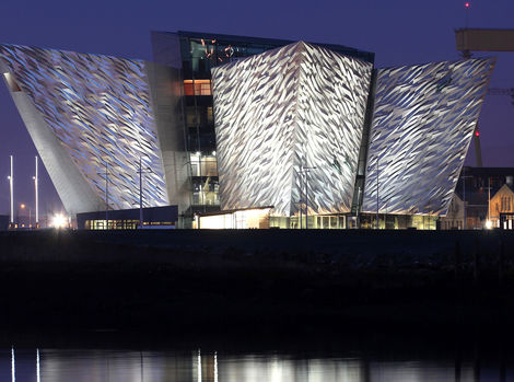 Belfast, múzeum Titanicu
