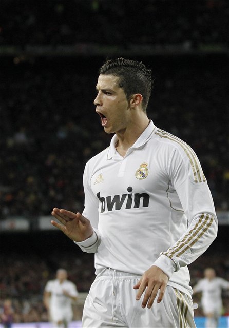 Cristiano Ronaldo a jeho oslava gólu.