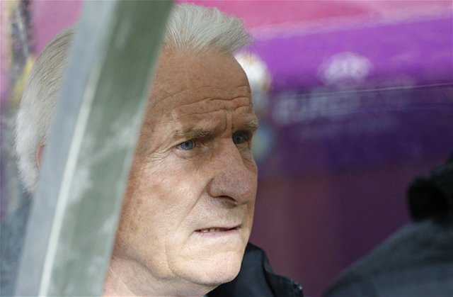 Írsky tréner Giovanni Trapattoni veľa dôvodov na úsmevy
nemal.
