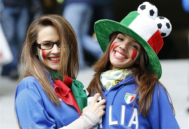 Viva Italia! Fanúšičky Talianska.