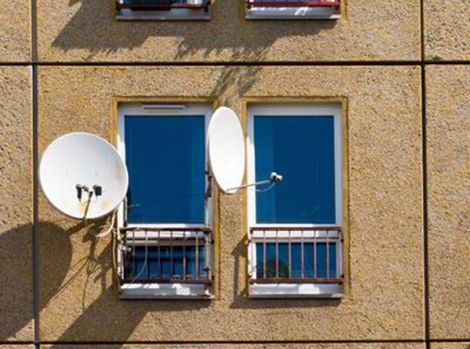 Satelity, dom, tanier, TV
