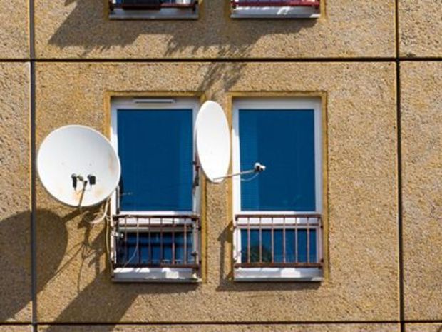 Satelity, dom, tanier, TV