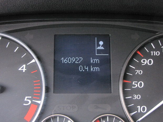 Testované auto malo najazdených už takmer 161 000 km.