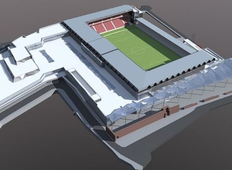 trnava - stadion - vizualizacia