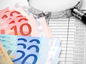 Graf, lupa, čísla, peniaze, ekonomika, euro