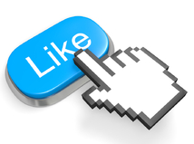 like, facebook, sockálne siete