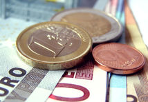 Mince, euro, peniaze, ekonomika