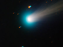 This new view of Comet C/2012 S1 (ISON) was taken with the TRAPPIST national telescope at ESO's La Silla Observatory on the morning of Friday 15 November 2013. Comet ISON was first spotted in our skies in September 2012, and will make its closest approach