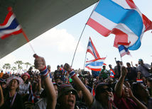 Bangkok, Thajsko, protesty, demonštrácie