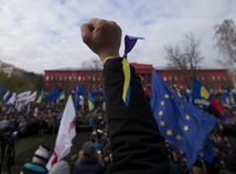 Ukrajina, protest, demonštrácia
