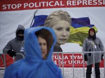 Ukrajina, protest, demonštrácia, Tymošenková