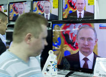 Vladimir Putin, Rusko, televízor