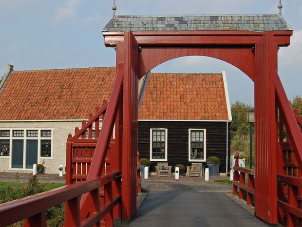 Pevnosť Bourtange v Holandsku, neďaleko mesta Groningen.