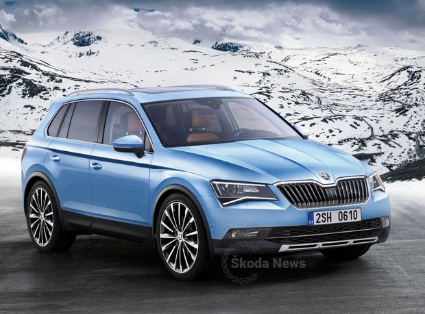 Ilustrácia má vraj naznačiť blízku podobu sériového
modelu. Na 7-miestne SUV je však táto vízia krátka.