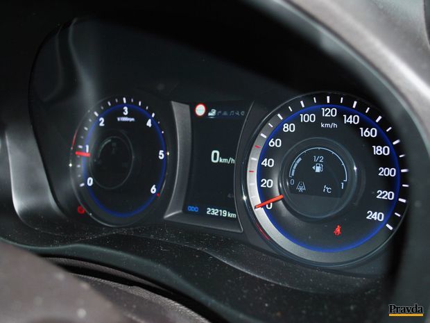 Hyundai vás informuje aj o rýchlostných limitoch, ktoré si
prečíta pri ceste.