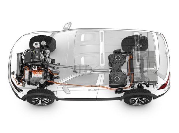 O pohon sa stará kombinácia benzínového motora 1,4 TSI a
dva elektromotory – jeden v 6-stupňovej dvojspojke a druhý na zadnej
náprave. Celkovo má Tiguan GTE až šesť jazdných režimov.