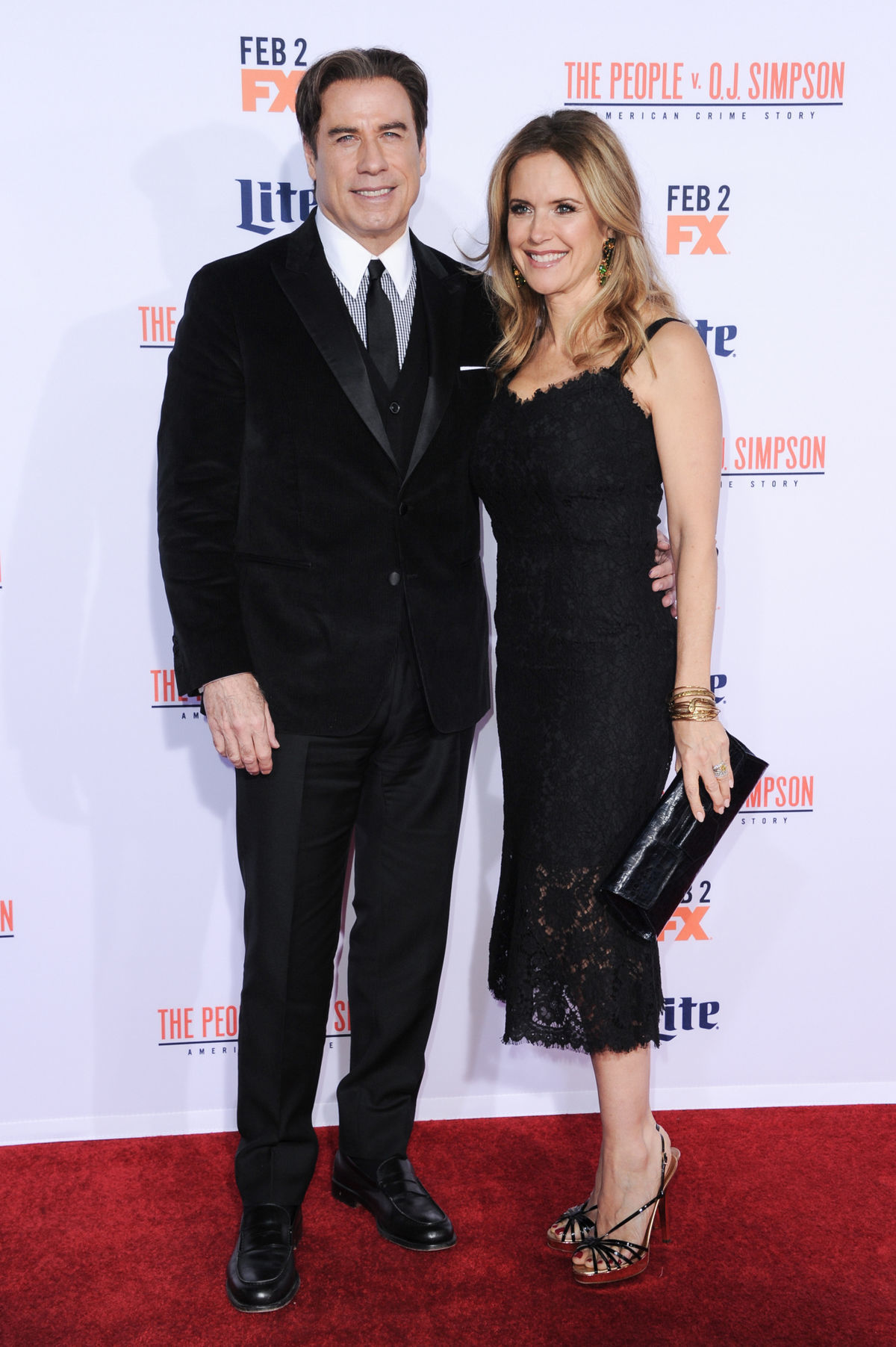 Herec John Travolta a jeho manželka Kelly Preston.