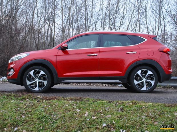 Nech má Tucson akýkoľvek motor, jeho dizajn je pre
Európanov príťažlivý.