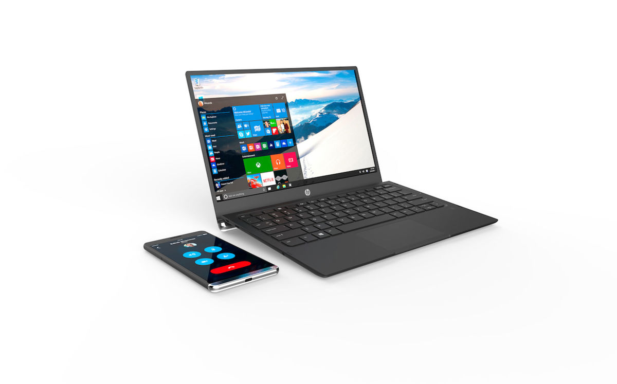 Takzvaný Mobile Extender je v podstate notebookom, ktorý
využíva výpočtový výkon smartfónu, s ktorým je prepojený.