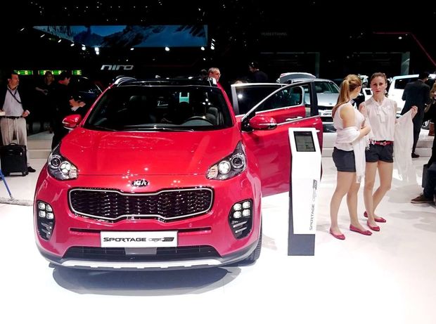 Z áut vyrábaných na Slovensku je v Ženeve aj nová Kia
Sportage zo Žiliny.