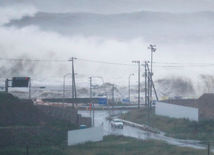 Silný tajfún Lionrock zasiahol severovýchod Japonska