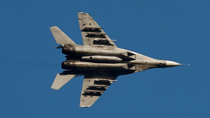 Ukrajinské stíhačky MiG-29 používajú západné navádzané bomby