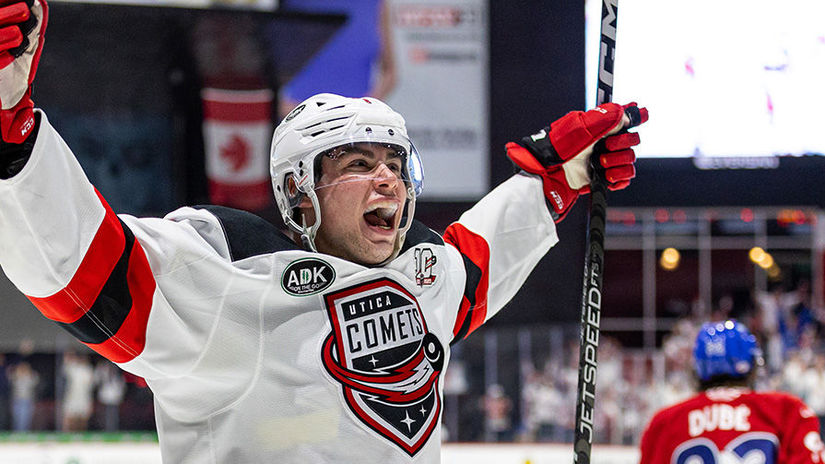 Šimon Nemec Shines with 5-Point Game in AHL Amid Uncertain NHL Future with Devils