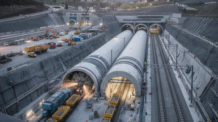 Eur&oacute;pa prepisuje hist&oacute;riu pod Alpami: Tunel Brenner je o krok bliž&scaron;ie k realite a prvenstvu. Vyťažili z neho 21,5 mili&oacute;na metrov kubick&yacute;ch horniny