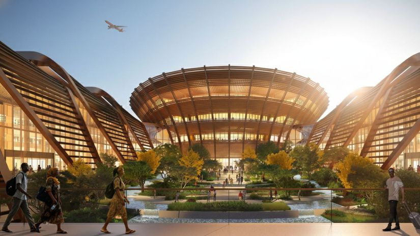 Rastie najv&auml;č&scaron;ie letisko v Afrike. Megatermin&aacute;l zatieni aj dubajsk&eacute; giganty, vybav&iacute; 110 mili&oacute;nov pasažierov ročne