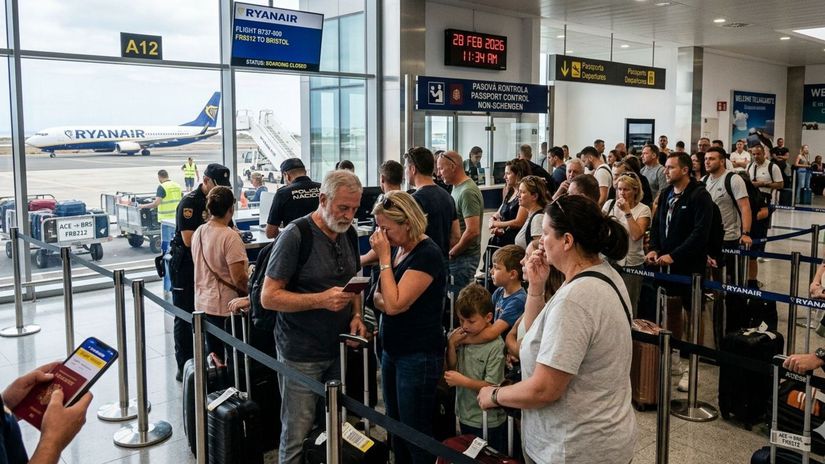 89 pr&aacute;zdnych sedadiel v lietadle. Ryanair vyložil batožinu a odletel bez pasažierov