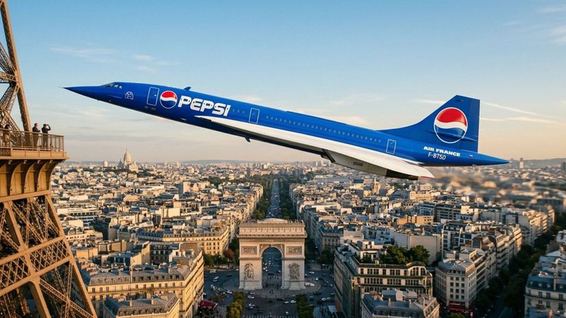 Keď marketing narazil na fyziku: Pepsi pomaľoval Concorde reklamou a stroj už viac nemohol lietať plnou r&yacute;chlosťou