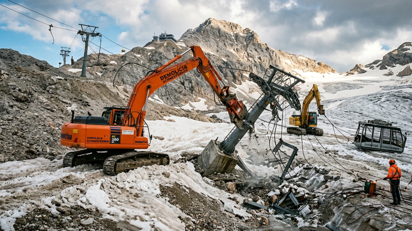 Koniec jednej &eacute;ry. Zjazdovka pod legend&aacute;rnym vlekom sa premenila na nebezpečn&yacute; zr&aacute;z, pyl&oacute;ny museli demontovať